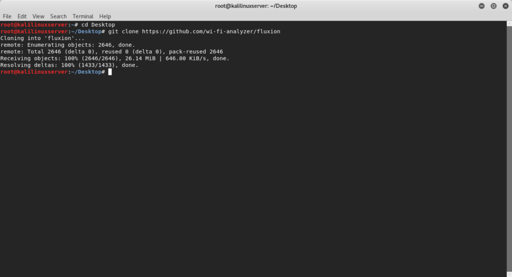 installation of fluxion